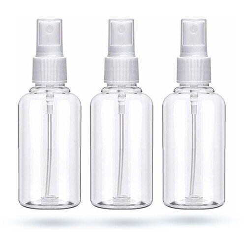 фото Muscari флаконы косметические / дорожный набор флаконов с распылителем 3 шт по 50 мл