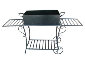 Садовый <b>мангал</b> Grill-BBQ, артикул 860-92 <span>материал корпуса: сталь, толщина стенок топки: 3 мм, длина: 140 см</span>
