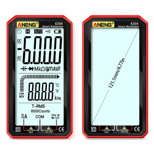 Мультиметр профессиональный цифровой True RMS ANENG 620A с NCV. 10 функций.