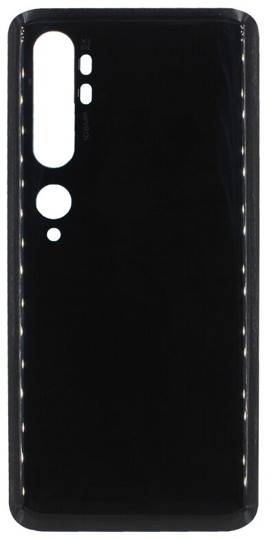 Задняя крышка для Xiaomi Mi Note 10 Pro (черная)