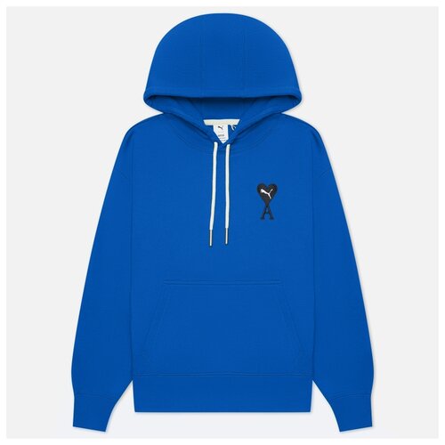 фото Мужская толстовка puma x ami hoodie синий , размер l