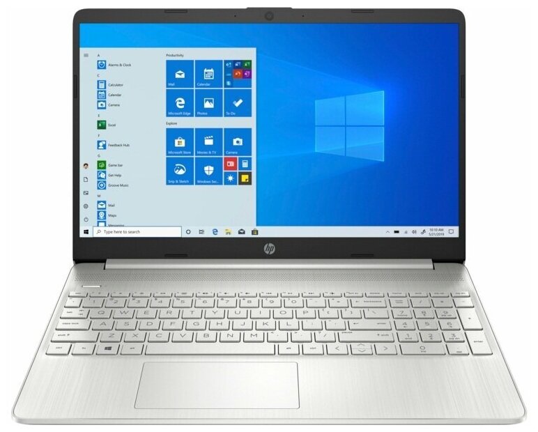 Ноутбук HP 15S-EQ2048UR 4J0Y2EA 5500U 2100 МГц 156 Cенсорный экран нет 1920x1080 16Гб DDR4 3200 МГц SSD 512Гб нет DVD AMD Radeonда DOS серебристый 174 кг 4J0Y2EA
