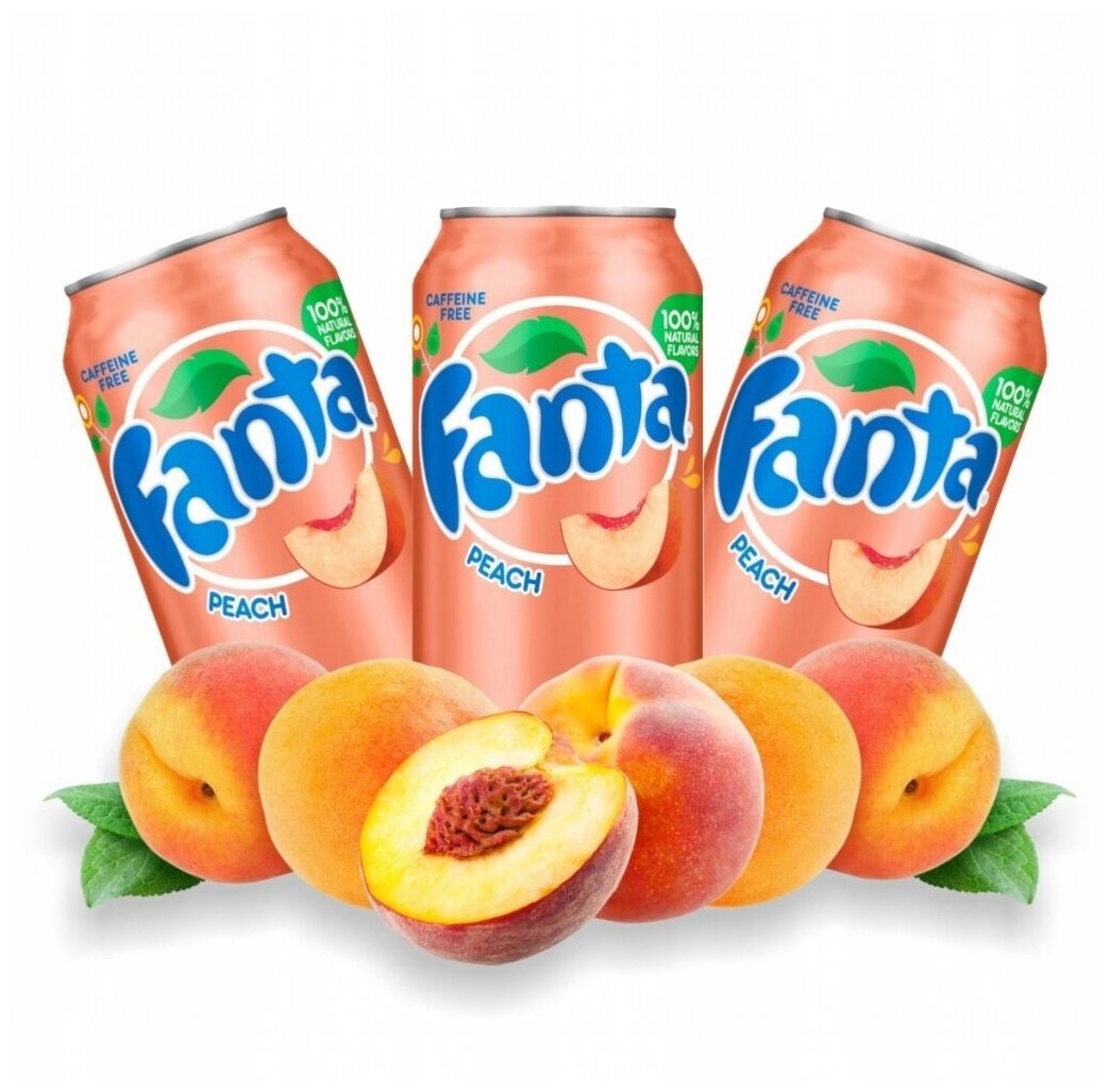 Fanta Peach со вкусом персика 6 шт - фотография № 4