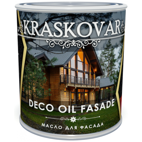 Масло Kraskovar Deco Oil Fasade, волна, 0.75 л