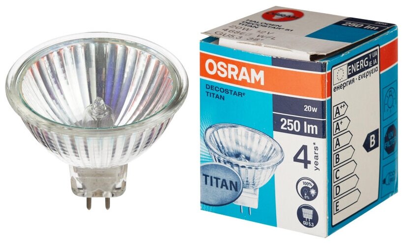 Лампа галогенная OSRAM 46860 WFL - фотография № 2