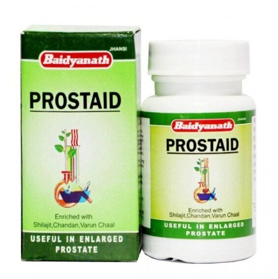 Таблетки Простейд Байдианатх (Prostaid Baidyanath) для потенции и лечения мочеполовой системы, 50 таб.
