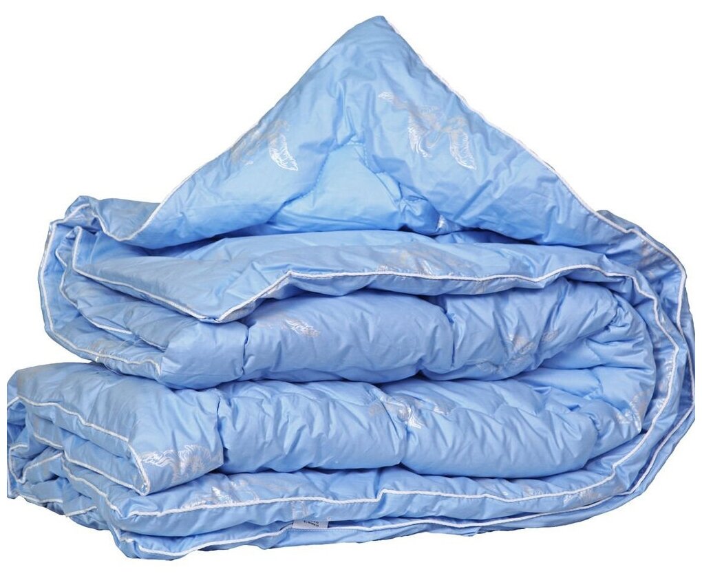 Одеяло Зимнее Inimita 1 5 спальное наполнитель искусственный Лебяжий пух