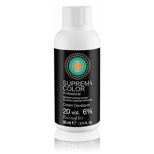 Оксидант Farmavita Suprema Cream Developer, 40 vol/12%, 60 мл farmavita life cream developer крем оксигент 40 vol 12% 1000 мл 1080 г