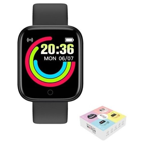 Умные часы Macaron Color Smart Watch черные 119900₽