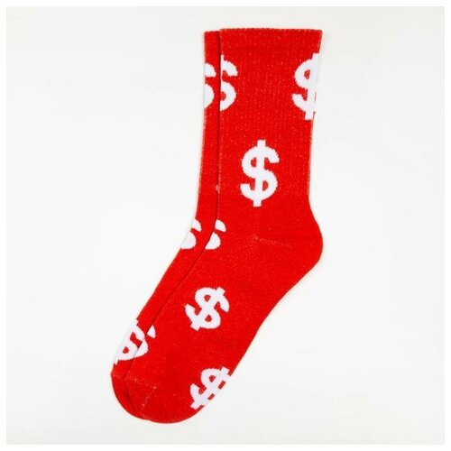 Носки Kaftan, размер 41-44 (27-29 см), красный, мультиколор мужские носки babushka классические воздухопроницаемые размер 27 29 красный