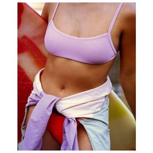 Женский Лиф Billabong Tanlines Bralette Цвет фиолетовый Размер M 2695₽