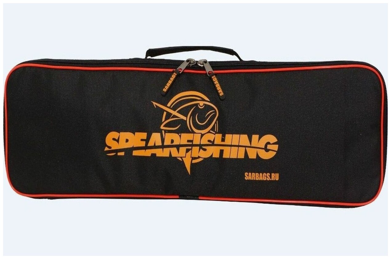 Сумка для ружья тканевая объёмная Sarbags пеленгас 50-65см лого оранж