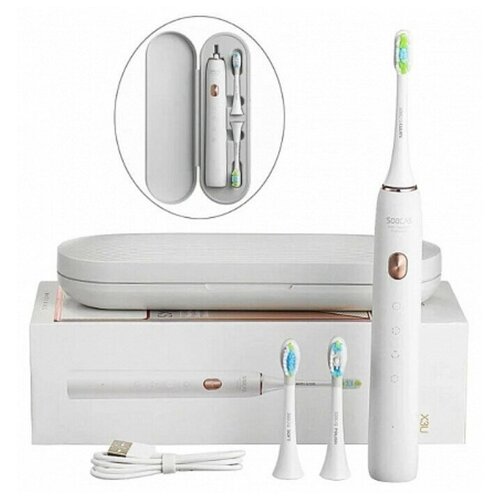 Электрическая зубная щетка Soocas Electric Toothbrush X3U, звуковая, белая