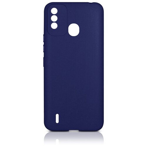 DF / Силиконовый чехол для телефона Itel Vision 2S DF itCase-03 (blue) на смартфон Ител Визион 2С / синий