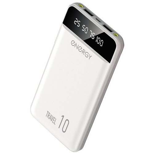 Аккумулятор Energy 103582 внешний Power Bank 10 000 Travel белый 91100₽