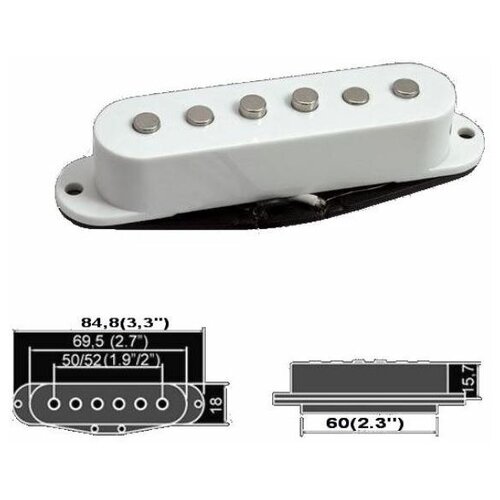 Датчик для электрогитары - BELCAT BS-01 BK датчик для электрогитары humbucker belcat bh 23bk