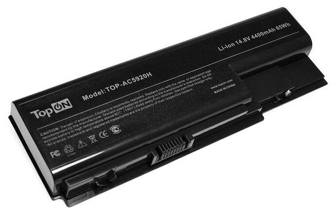 Аккумулятор для ноутбука Acer Aspire 5520 5920 6530 7230E 8730ZG 8920 Series 148V 4400mAh 65Wh PN: AS07B32 AS07B52