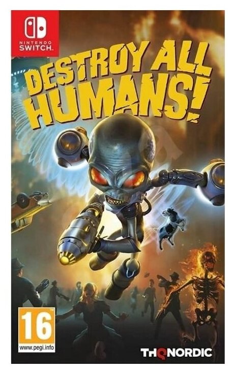 Игра Destroy All Humans! (Nintendo Switch, русские субтитры)