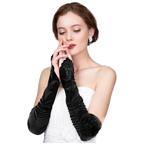 Митенки Театр Имперских Зрелищ, размер 52, черный