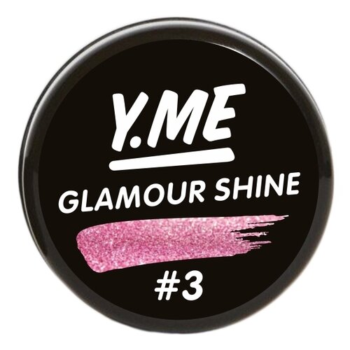 Y.ME Гель-краска gel paint glamour shine #2 silver 5гр