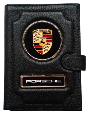 Обложка для автодокументов Porsche Design 1-6-601, черный