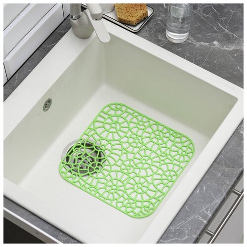 Martika Решетка для раковины Грата 28х28 см цвет микс 240₽