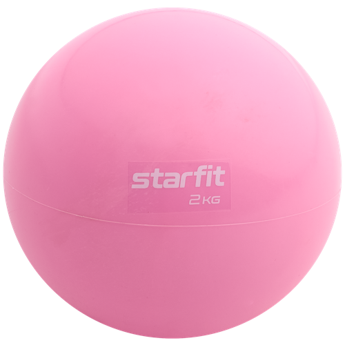 Медбол STARFIT Core GB-703 2 кг, розовый пастель