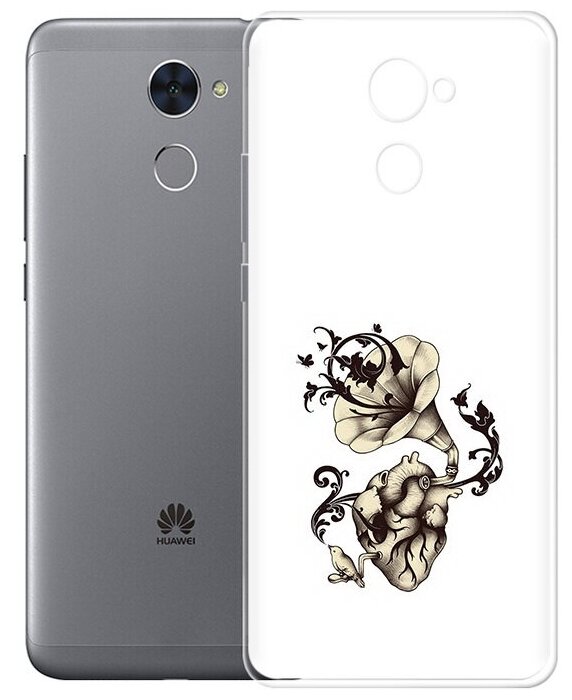 Чехол задняя-панель-накладка-бампер MyPads Граммофон для Huawei Enjoy 7 Plus/Y7 Prime противоударный