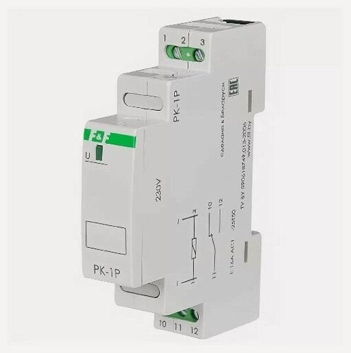 Изображение товара Реле электромагнитное F&F PK-1P, 220В AC, 1п x 16А