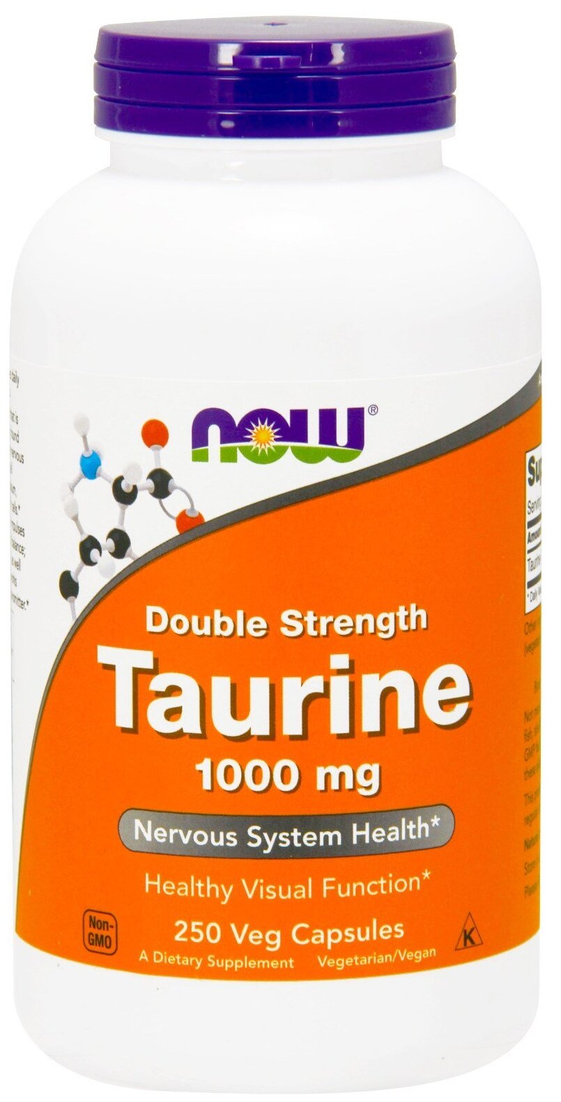 Капсулы NOW Taurine