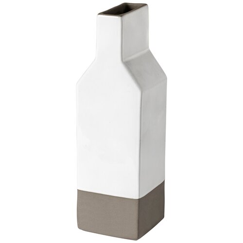 Ваза COSTA NOVA Plano 30 см керамическая бело-серая 1POV301-03217V 9555₽