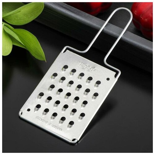 Тёрка плоская для овощей «Помощик», 20×8,5 см