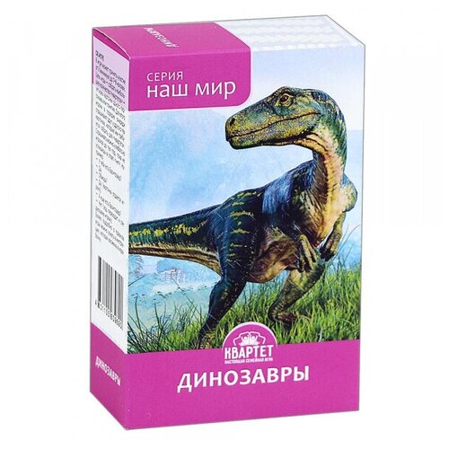 Образовательная игра Квартет «Динозавры – Наш мир»