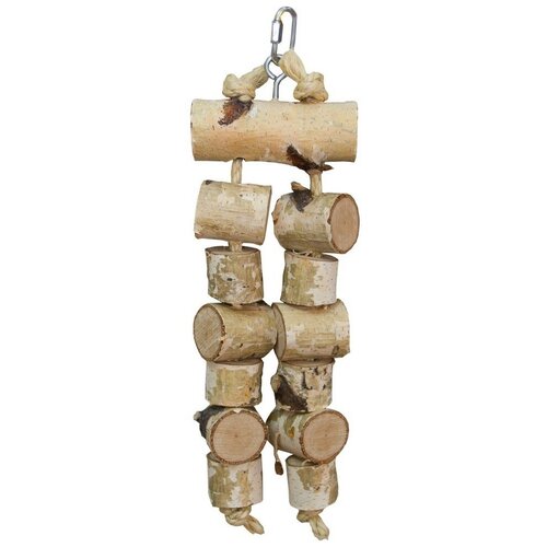 Игрушка для птиц подвесная (две подвески), выс.25-30см (ПарротсЛаб) PL1021