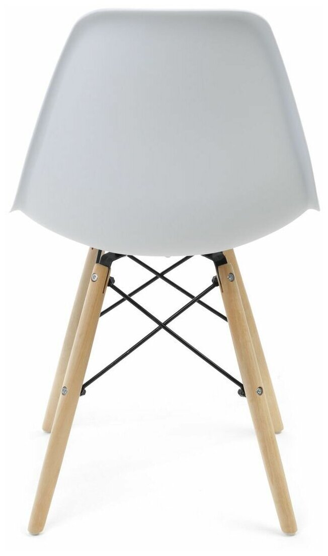 Комплект кухонных стульев для дома CH 20, 4 шт, пластик белый - фотография № 5
