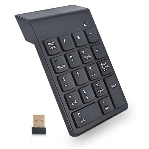 Клавиатура с цифрами (bluetooth) 18 клавиш (черная)