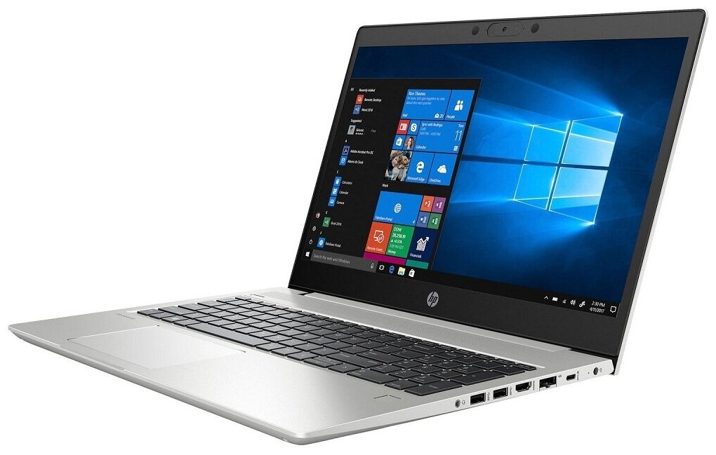Ноутбук HP ProBook 455 G8 Ryzen 3 5400U 8Gb SSD256Gb AMD Radeon 156 IPS UWVA FHD 1920x1080 Windows 10 Professional 64 silver WiFi BT Cam
