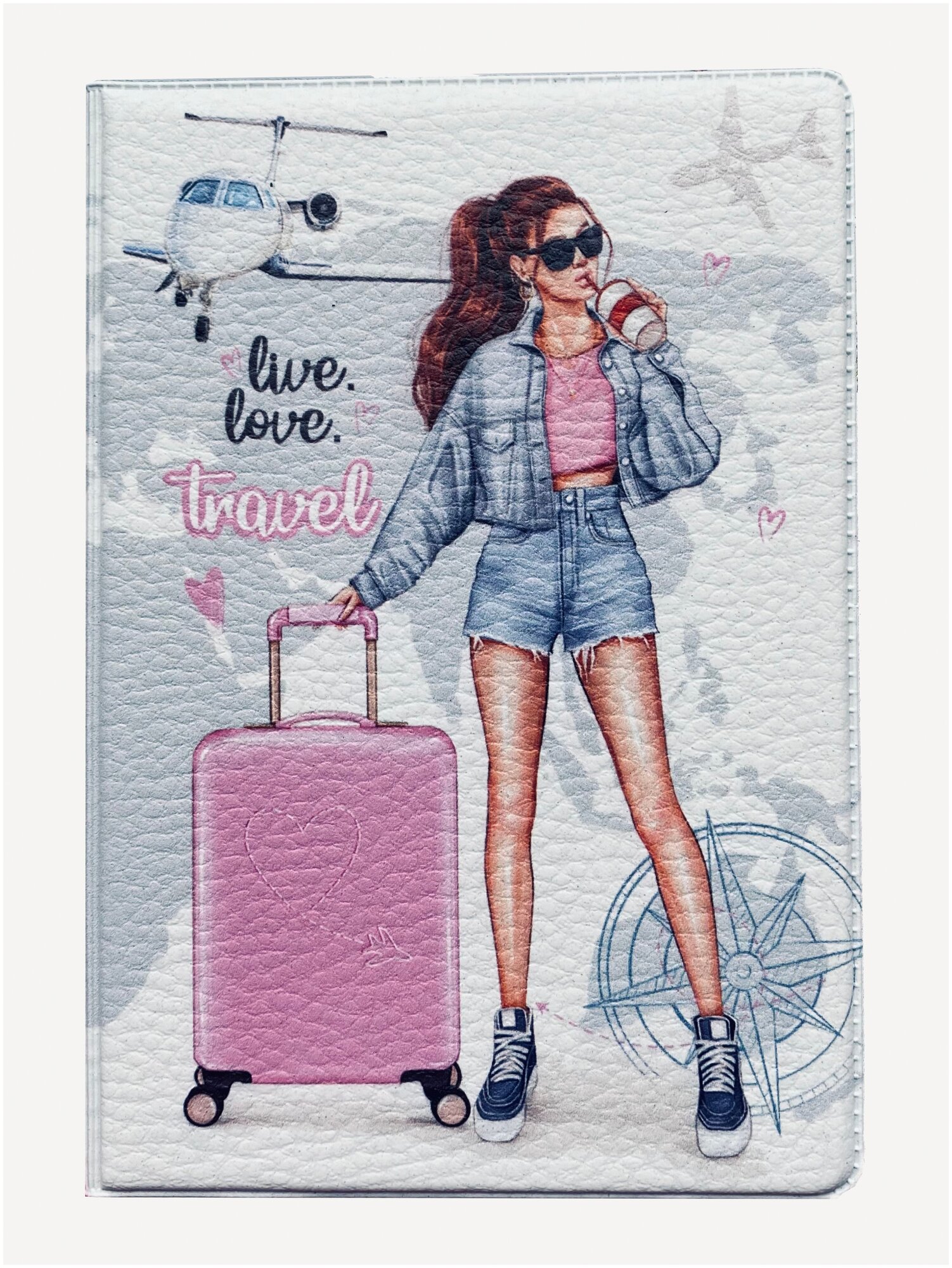 Женская обложка на паспорт 