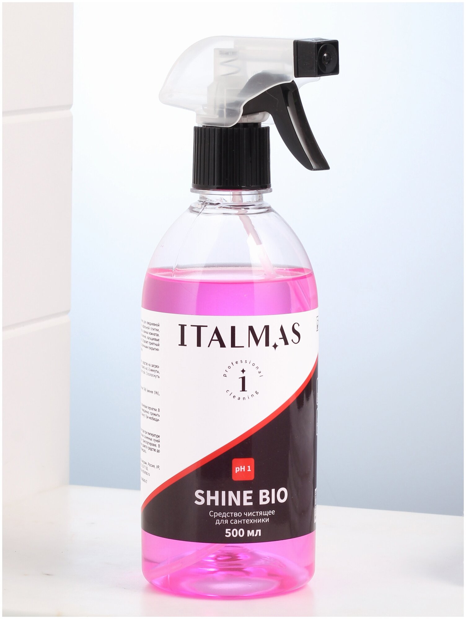 Спрей чистящий Shine Bio для сантехники / Italmas Professional cleaning