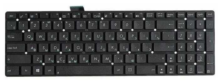 Keyboard Клавиатура для ноутбука Asus K55 K55A K55N K55V K55Vd K55Vm K55Vj A55 U57 k75VM k75VJ A55A A55N A55V A55VM A55VD ZeepDeep 1268₽