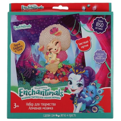 Набор для творчества энчантималс алмазная мозаика 2020 см MultiArt 499₽