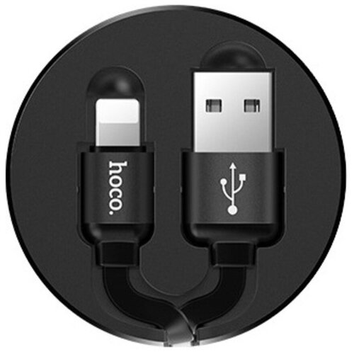 Дата-кабель для мобильного телефона USB 2.0A для Lightning 8-pin Hoco U23 Resilient TPE 0.92м Black