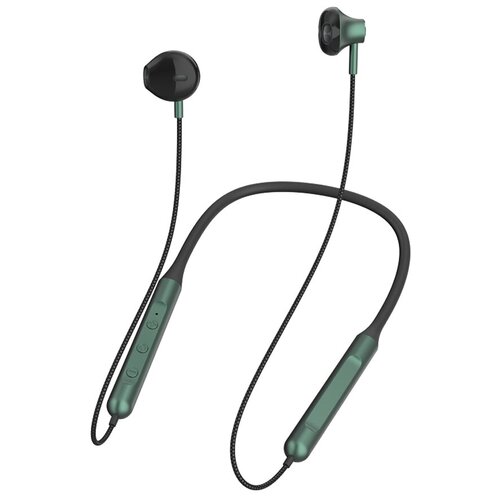 Наушники внутриканальные Earldom ET-BH100 bluetooth спортивные цвет зелёный тёмный 118300₽