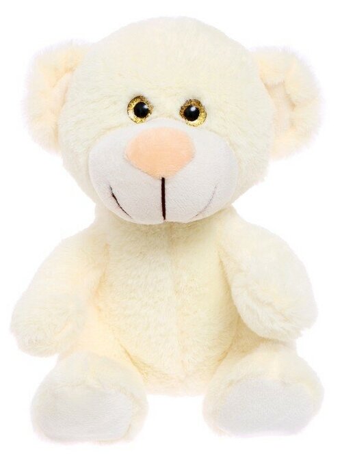 Мягкая игрушка «Медвежонок Сильвестр», цвет белый, 20 см
