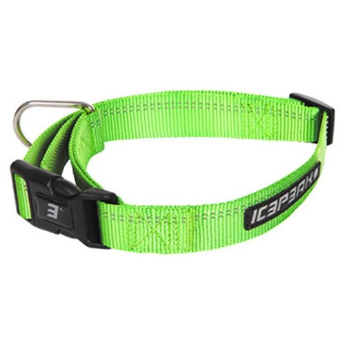 Ошейник неоновый ICEPEAK PET WINNER BASIC COLLAR, зеленый. Размер S