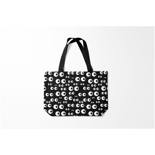 фото Сумка-шоппер / 46х35 см / популярные иллюстрации / другие глаза burnettie