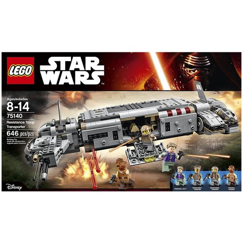 LEGO Star Wars 75140 Военный транспорт Сопротивления, 646 дет.