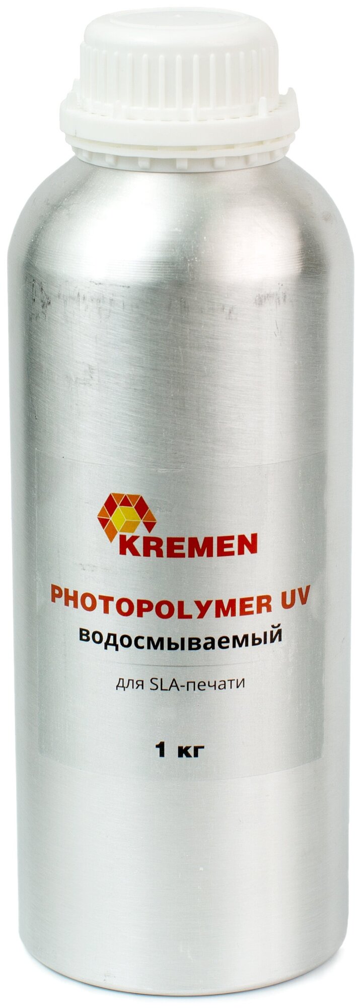 Фотополимерная смола Kremen Photopolymer UV Водосмываемый, 1 кг, бесцветный