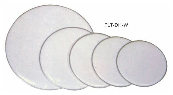 FLT-DH-W-14 Пластик для барабана 14", белый, Fleet