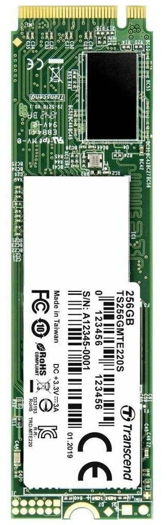 Накопитель SSD 256Gb Transcend 220S (TS256GMTE220S)